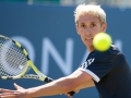 LIVERPOOL, ENGLAND - Tuesday, June 16, 2009: Simon Roberts (GBR) during qualifying for the Tradition ICAP Liverpool International Tennis Tournament 2009 at Calderstones Park. (Pic by David Rawcliffe/Propaganda)