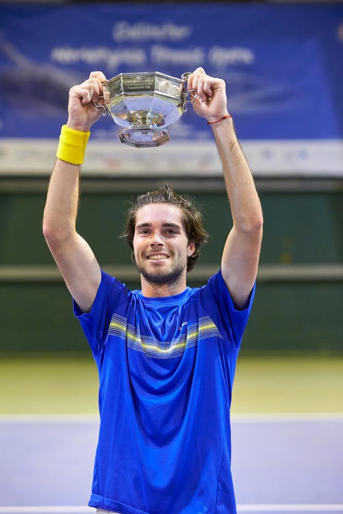 Jules Marie vant herresingle i Collector Norwegian Open 2014